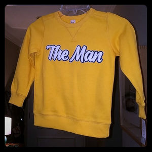 NWT "THE MAN" Carter's sweatshirt